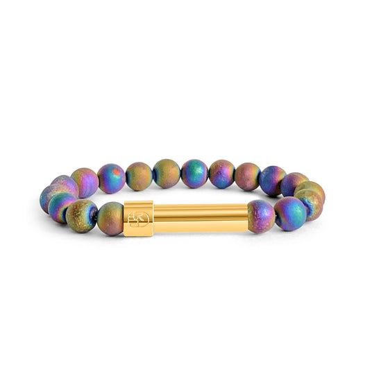 Rainbow Druzy Agate Empoword Bracelet